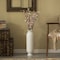 Uniquewise Decorative White Metal Floor Vase With 2 Gold Handles for Entryway, Living Room or Dining Room QI004444 - alternate 3